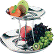 Подставка для фруктов на 2 тарелки